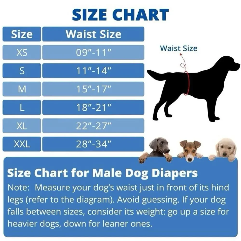 Paw Legend XL Male Dog Diaper, Pregnancy Blocker, Avoid Travel Squirts & Marking